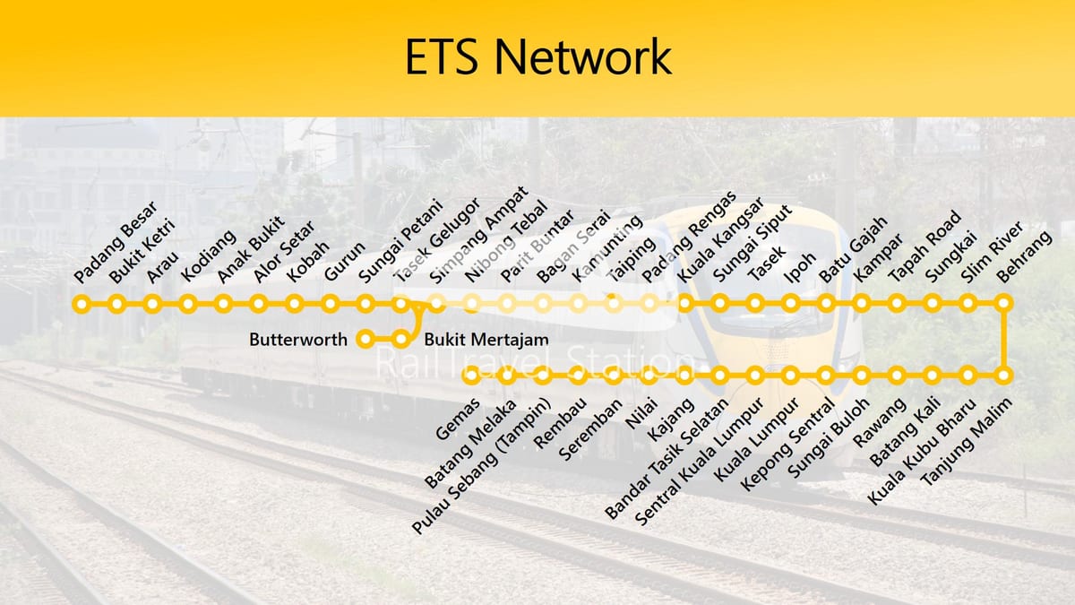 kort ets rute kort malaysia