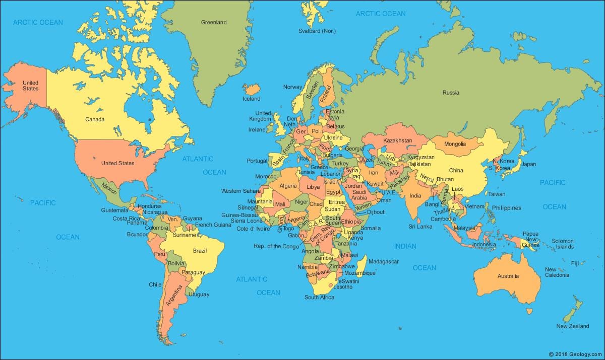 malaysia placering i verden kort