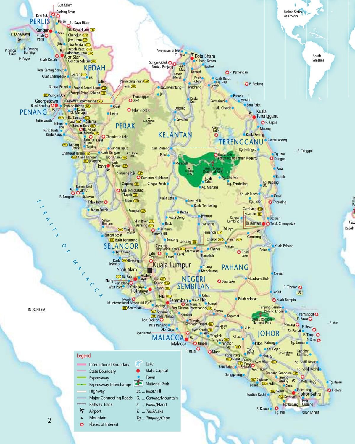 malaysia køreplan og motorvej guide