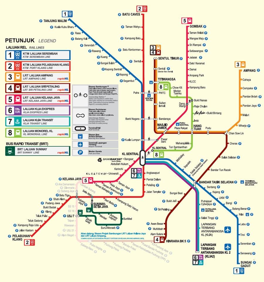 malaysia mrt-kort 2016