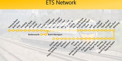 Kort ets rute kort malaysia