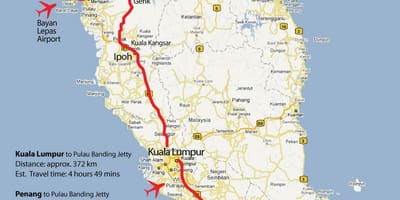 Ipoh i malaysia kort