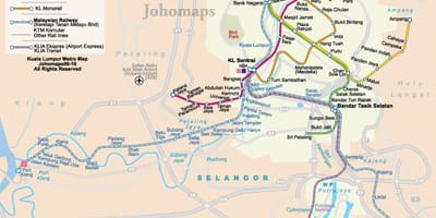 Malaysia subway kort