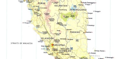 Malaysia road map retninger