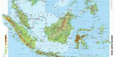 Malaysia konturkort